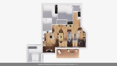 Appartement - 95 m² - 4 pièces