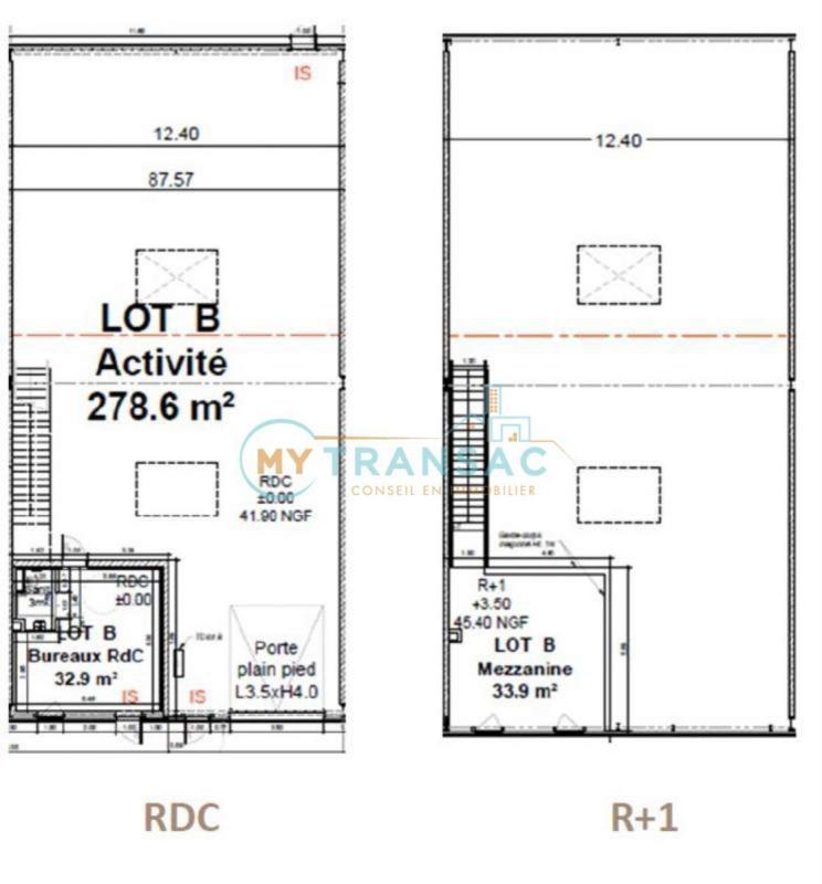 Local d'activité / Entrepôt - 343 m²