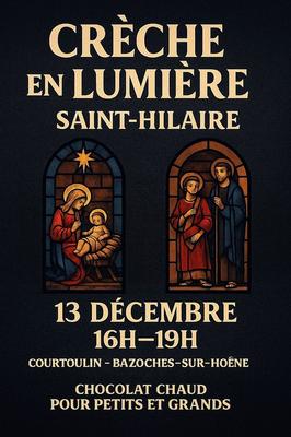 Crèche en lumière