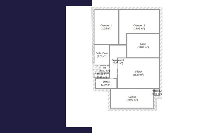 Appartement - 78 m² - 4 pièces