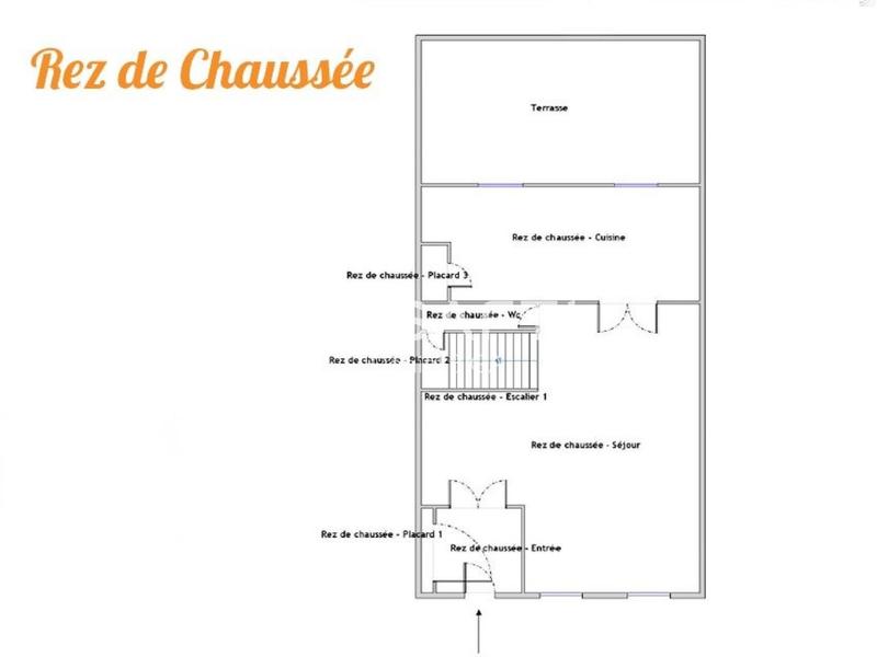Maison de ville - 119 m² - 4 pièces