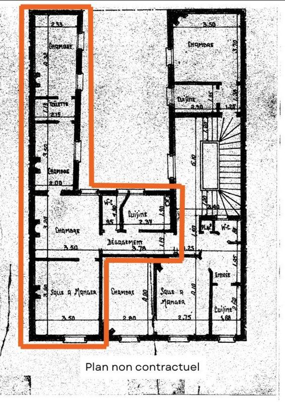 Appartement - 52 m² - 2 pièces