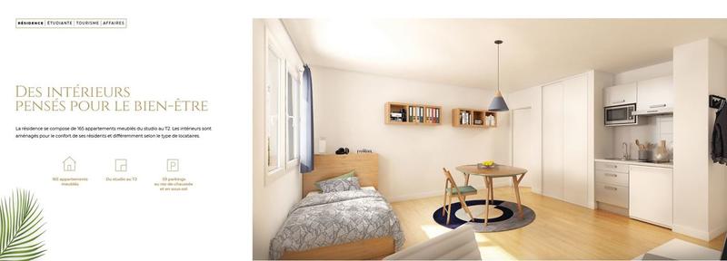 Appartement - 26 m² - 1 pièce