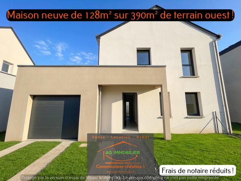 Maison contemporaine - 128 m² - 6 pièces