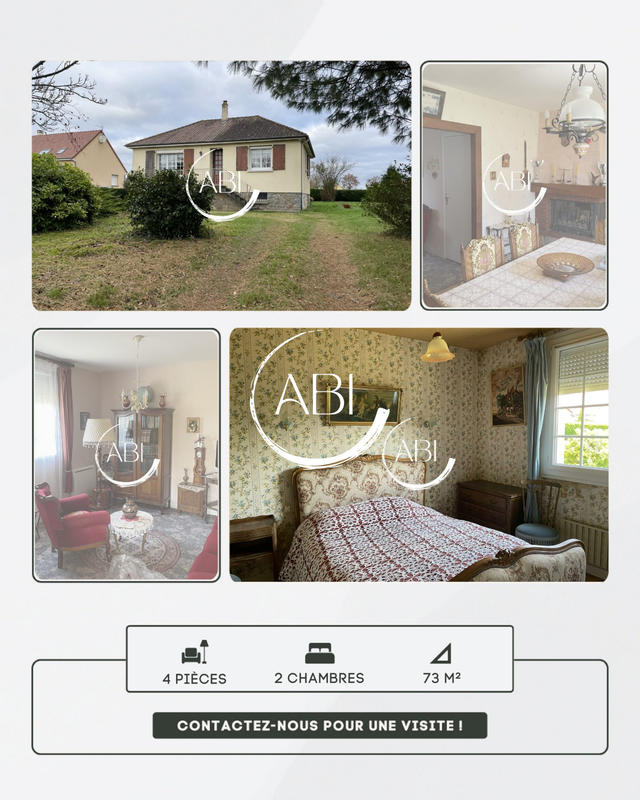 Maison ancienne - 73 m² - 4 pièces