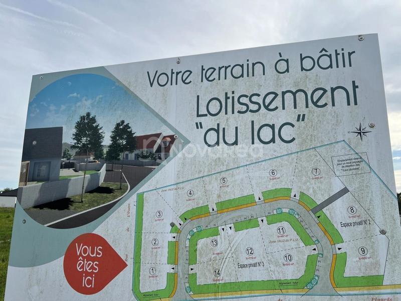 Terrain constructible - 487 m²