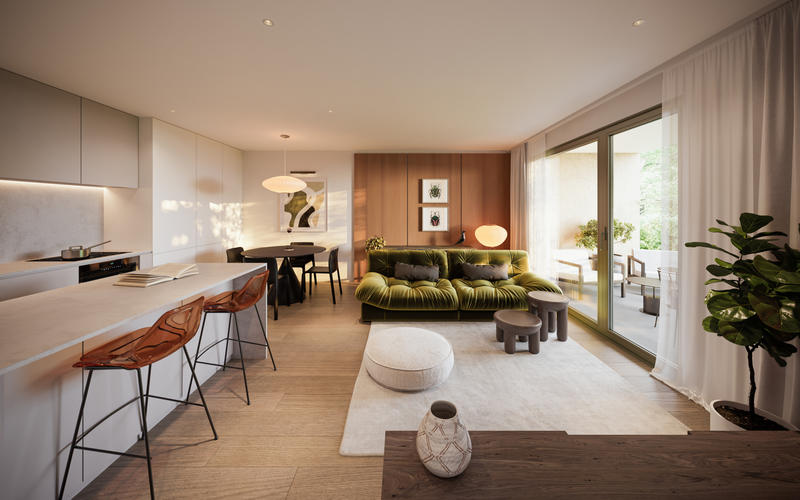 Appartement - 51 m² - 2 pièces