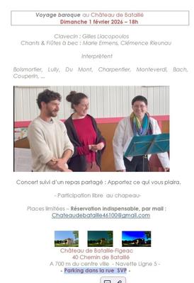 Voyage baroque au Château de Bataillé à Figeac