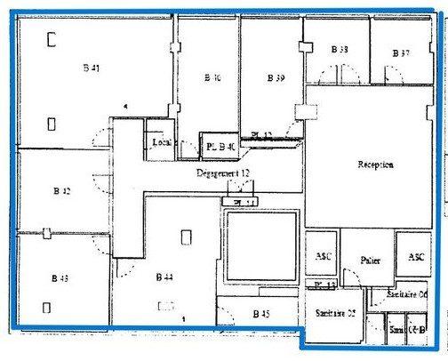 Bureau - 165 m² - 8 pièces