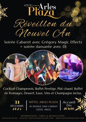 Réveillon du Nouvel An à l'hôtel Arles Plaza