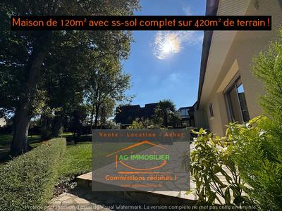 Maison - 120 m² - 6 pièces