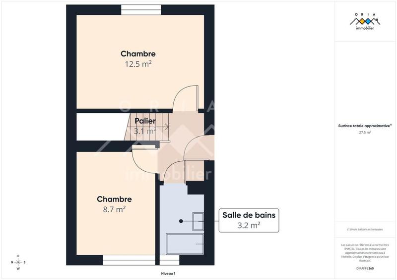 Maison - 72 m² - 4 pièces