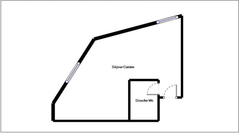 Appartement - 22 m² - 1 pièce
