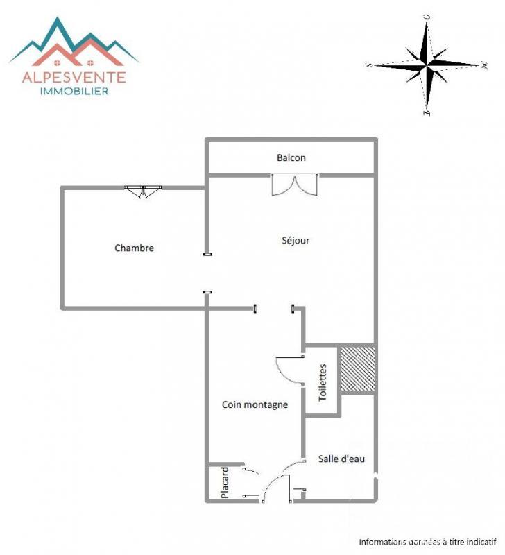 Appartement - 25 m² - 2 pièces