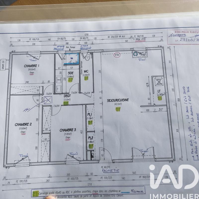 Maison - 94 m² - 4 pièces