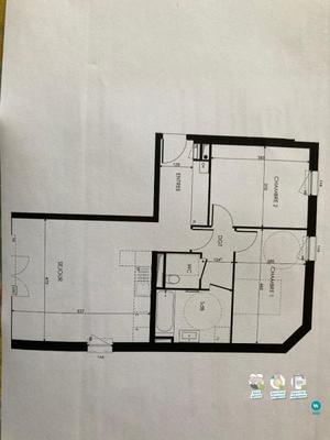 Appartement - 70 m² - 3 pièces