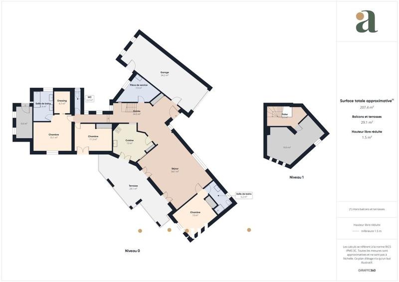 Maison ancienne - 155 m² - 5 pièces