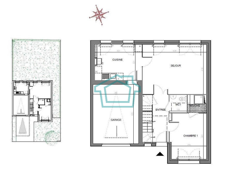 Maison - 98 m² - 5 pièces