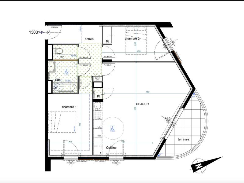 Appartement - 73 m² - 3 pièces