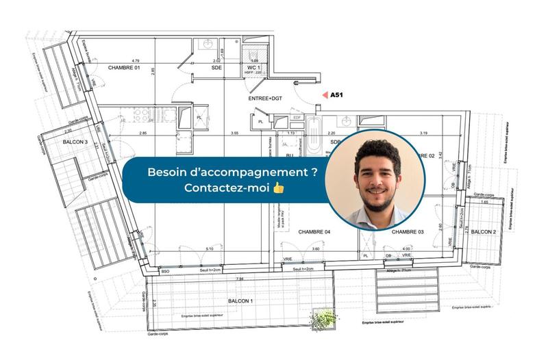 Appartement - 112 m² - 5 pièces