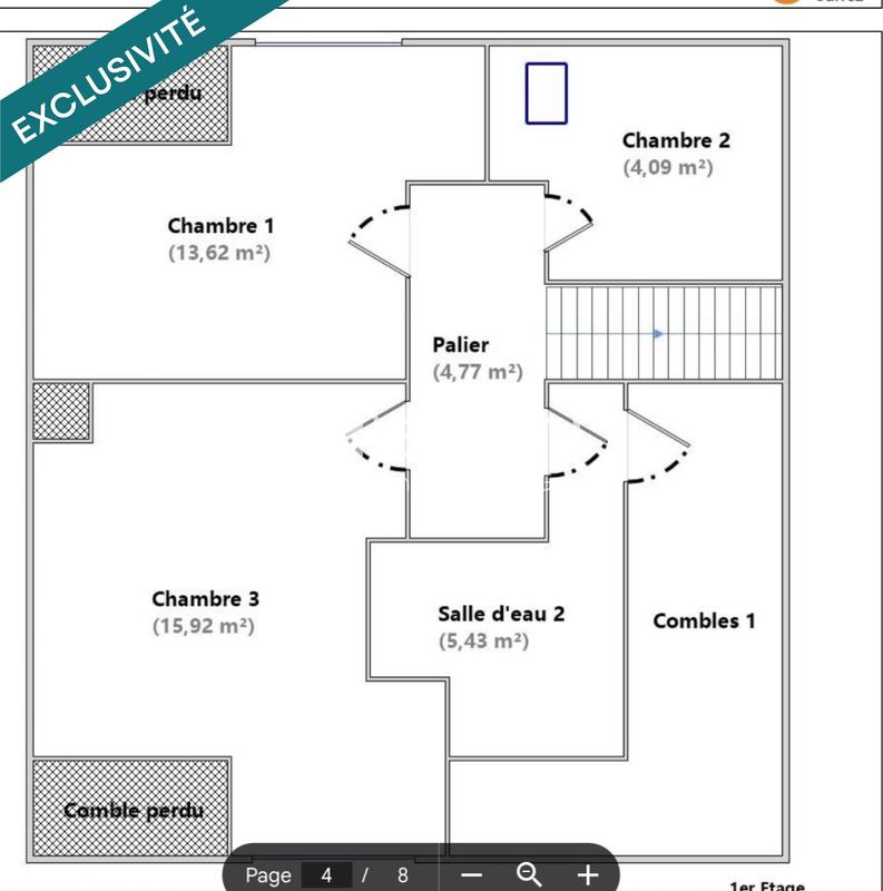 Maison - 120 m² - 6 pièces