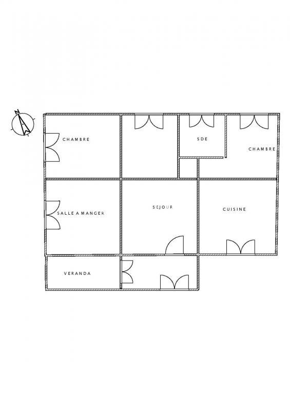 Maison - 70 m² - 3 pièces