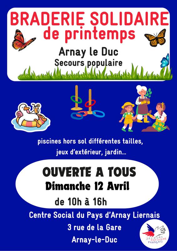 Braderie solidaire de printemps