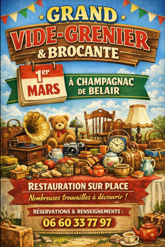 Grand vide-greniers &amp; brocante
