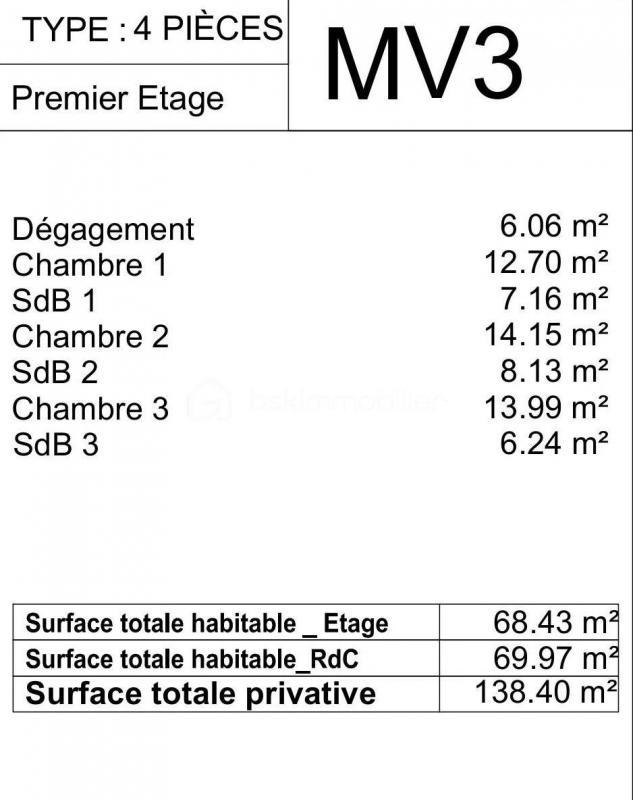 Maison - 138 m² - 4 pièces