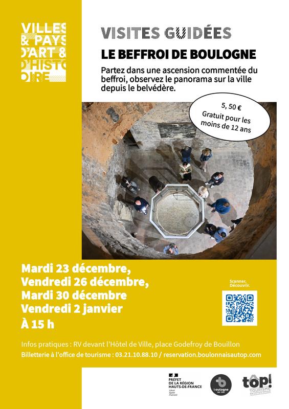 Visite guidée : le beffroi de Boulogne-sur-Mer