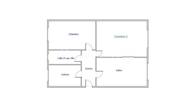 Appartement - 50 m² - 3 pièces