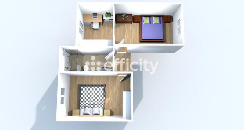 Maison - 80 m² - 3 pièces