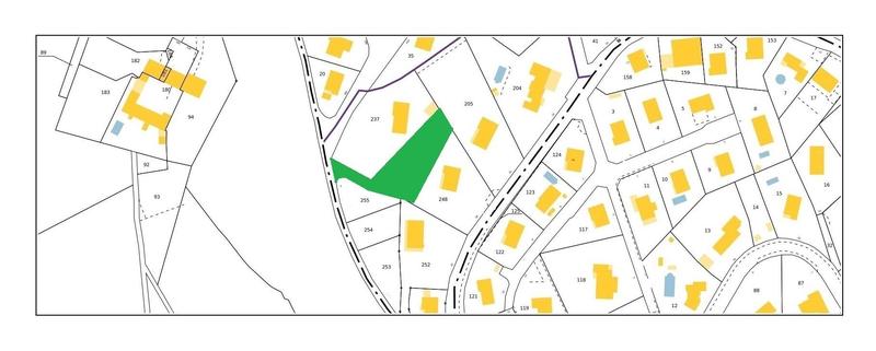 Terrain constructible - 1 245 m²
