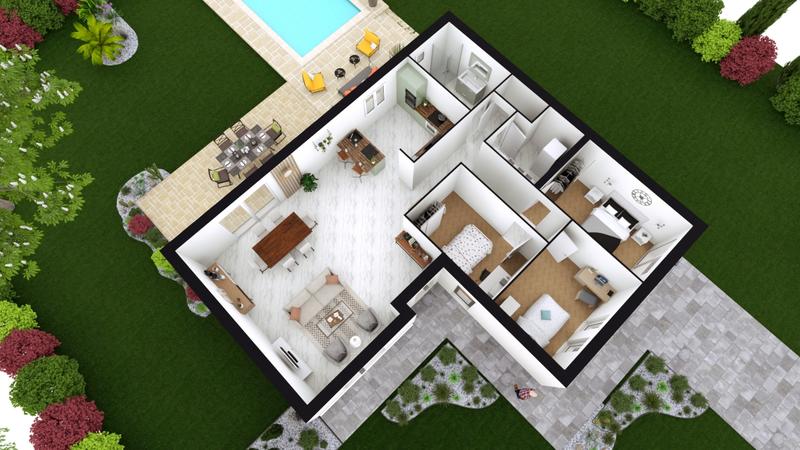 Maison - 101 m² - 5 pièces