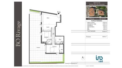 Appartement - 71 m² - 3 pièces