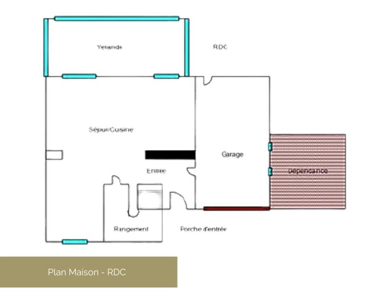 Maison - 85 m² - 4 pièces