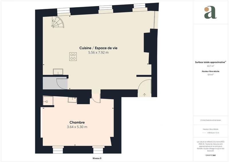 Appartement - 89 m² - 3 pièces