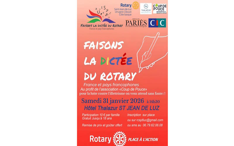 La dictée nationale du Rotary