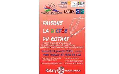 La dictée nationale du Rotary