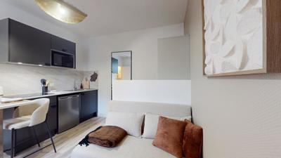 Studio - 14 m² - 2 pièces
