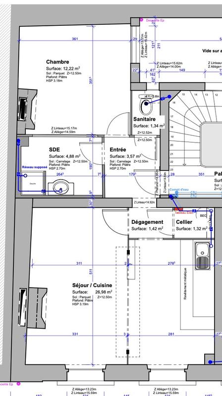 Appartement - 52 m² - 2 pièces