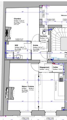 Appartement - 52 m² - 2 pièces