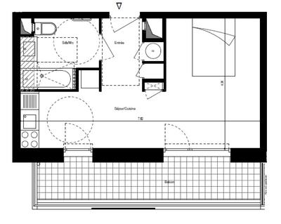 Appartement - 31 m² - 1 pièce