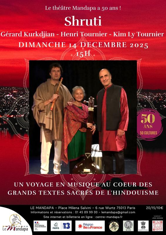 Shruti  - un voyage en musique au coeur des grands textes sacrés de l'hindouisme