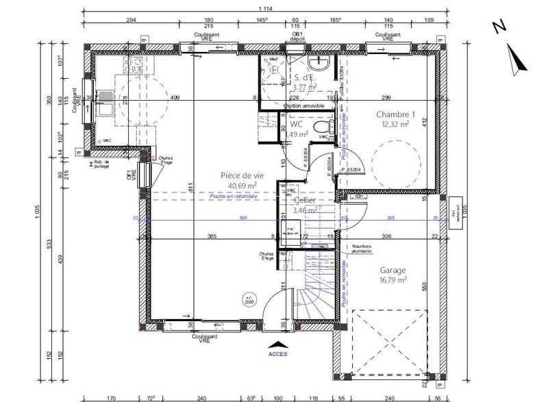 Maison - 99 m² - 5 pièces