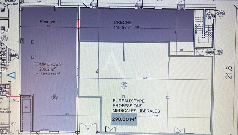 Local commercial - 298 m²