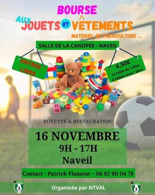 Bourse aux jouets vêtements puériculture