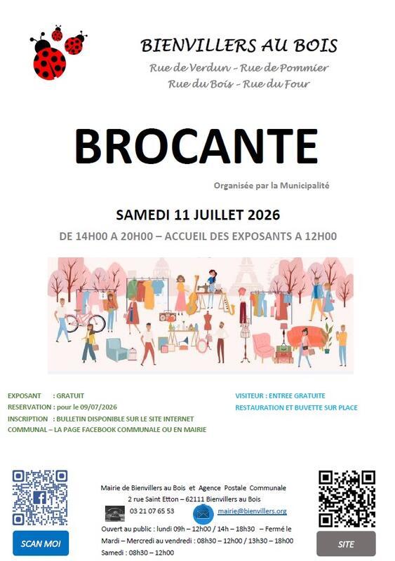 Fete communale des coccinelles 2026 - brocante