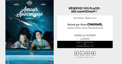 Amour Apocalypse (ciné-club)