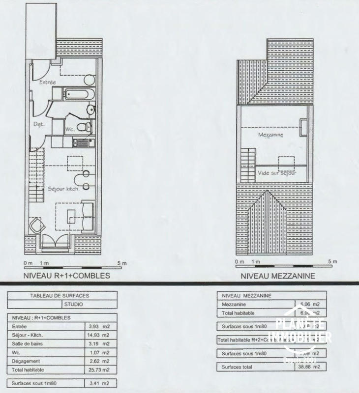 Duplex - 30 m² - 2 pièces
